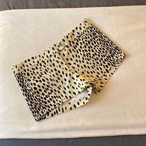J. Crew animal print stretch shorts